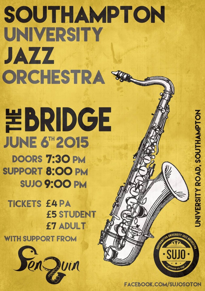 Poster - SUJO playing the Bridge on June 6th